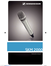 SENNHEISER SKM 2000 - 01-09 Instruction Manual