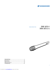 SENNHEISER SKM 3072-U-X Gebrauchsanleitung