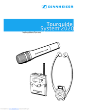 SENNHEISER SK2020 Instructions For Use Manual
