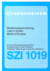SENNHEISER SZI 1019 Manual
