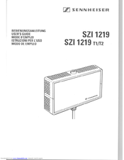 SENNHEISER SZI 1219 T2 Manual