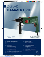 PARKSIDE KH 3184 2-GEAR HAMMER DRILL Operation And Safety Notes