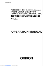 OMRON 3G8E2-DRM21-EV1 Operation Manual
