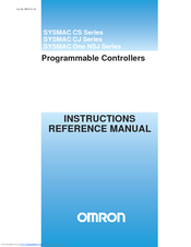 OMRON CJ - REFERENCE  10-2009 Reference Manual