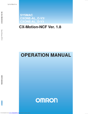 OMRON CX-MOTION-NCF - V1.8 Operation Manual