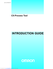 OMRON CX-PROCESS TOOL - INTRODUCTION GUIDE Introduction Manual