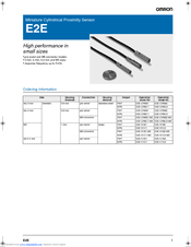 OMRON E2E -  2 Datasheet