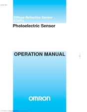 OMRON E3NT-L Operation Manual