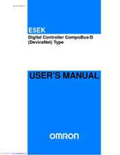 OMRON E5EK-DRT - User Manual