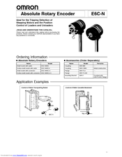 OMRON E6C-N - Datasheet