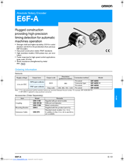 OMRON E6F-AB5C Datasheet
