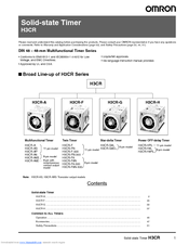 Omron H3cr F8 Manuals Manualslib