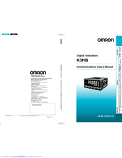 OMRON K3HB Manual