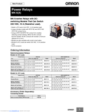 OMRON MK-SX Series Datasheet