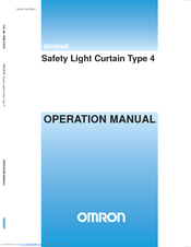 OMRON MS4800E Operation Manual