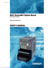 OMRON 3G3AX-MX2-DRT-E User Manual