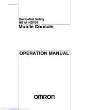 OMRON DeviceNet Safety NE1A-HDY01 Operation Manual