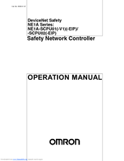 OMRON NE1A-SCPU01-V1 Operation Manual