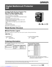 OMRON S8M-CP04 Product Manual