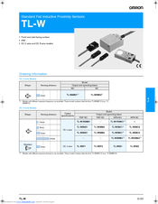 OMRON TL-W5F1 Datasheet