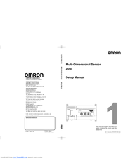 OMRON Z550 Setup Manual