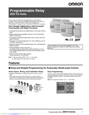 Omron ZEN-10C1AR-A-V2 Manuals | ManualsLib