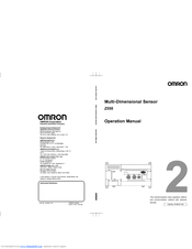 OMRON Z550 Operation Manual