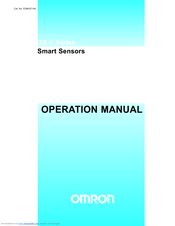 OMRON ZX-T - Operation Manual