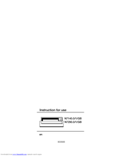 NEFF N7140.0/1/GB Instructions For Use Manual