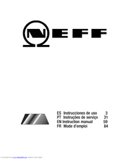 NEFF T1404N0 Instruction Manual
