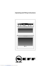 NEFF U1661W2AU Operating And Fitting Instructions Manual