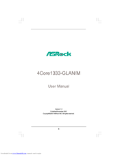 ASROCK 4CORE1333-GLAN-M - V1.0 User Manual