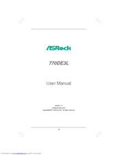 ASROCK 770DE3L - AMD RAID User Manual