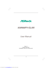ASROCK 939N68PV-GLAN - V1.0 User Manual
