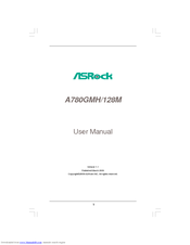 ASROCK A780GMH 128M - V1.1 User Manual