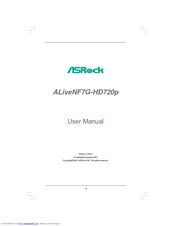 ASROCK ALIVENF7G-HD720P - V2.0 V5.0 User Manual