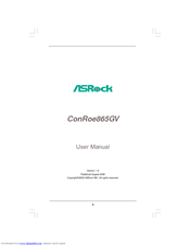 ASROCK CONROE865GV User Manual