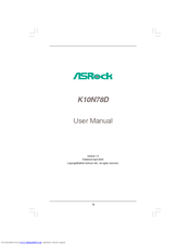 ASROCK K10N78D - V1.0 User Manual