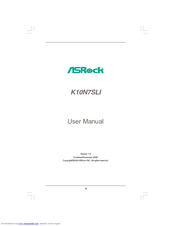 ASROCK K10N7SLI - V1.0 User Manual