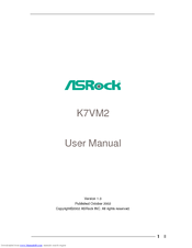 ASROCK K7VM2 User Manual