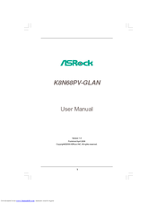 ASROCK K8N68PV-GLAN - V1.0 User Manual