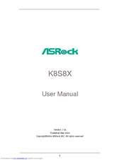 ASROCK K8S8X User Manual