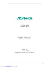 ASROCK M266A User Manual