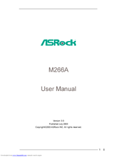 ASROCK M266A R3.0 User Manual