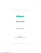 ASROCK NF6-GLAN - V1.2 User Manual
