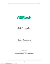ASROCK P4 COMBO User Manual