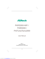 ASROCK P45R2000 - V1.1 User Manual