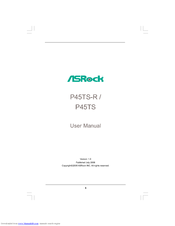 ASROCK P45TS-R - V1.0 User Manual