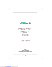 ASROCK P45XE - V1.1 User Manual