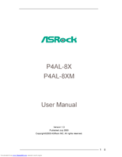 ASROCK P4AL-8X User Manual